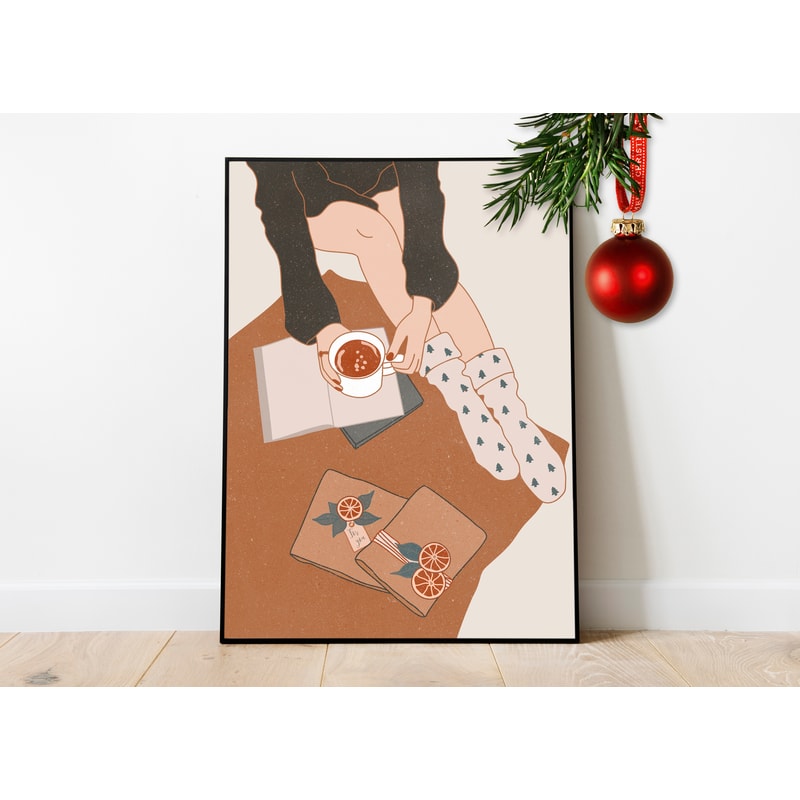 Woman Christmas Art 1