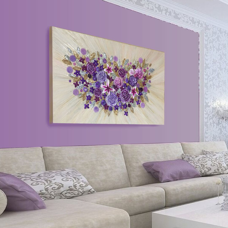flower-artwork-floral-painting-textured-original-art-purple-living-room-decor.jpg
