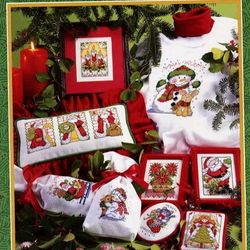 Vintage 50 Mini Christmas Ornaments 25 cross stitch pattern PDF Classic Holiday Designs Instant Download