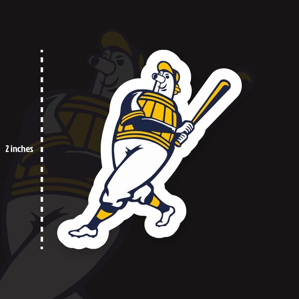 Milwaukee Sticker Set Milwaukee Brewers Stickers Set of 12 by 2 inches MLB Team Ca | Inspire ...