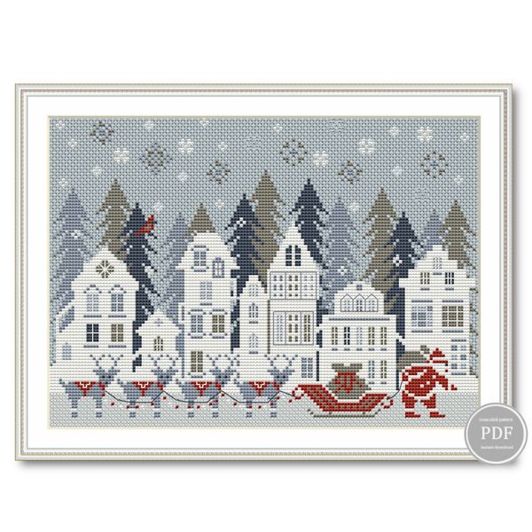 Sampler-Christmas-Town-Cross-Stitch Pattern-4.png