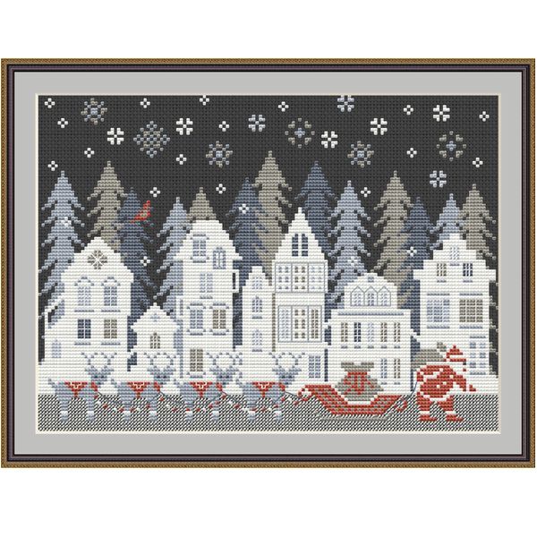 Cross-stitch-pattern-Santa Claus-Christmas-reindeer-K-3.png