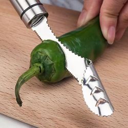 Stainless Steel Pepper Seed Corer Remover