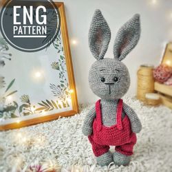 Amigurumi Bunny crochet pattern. Amigurumi rabbit crochet pattern