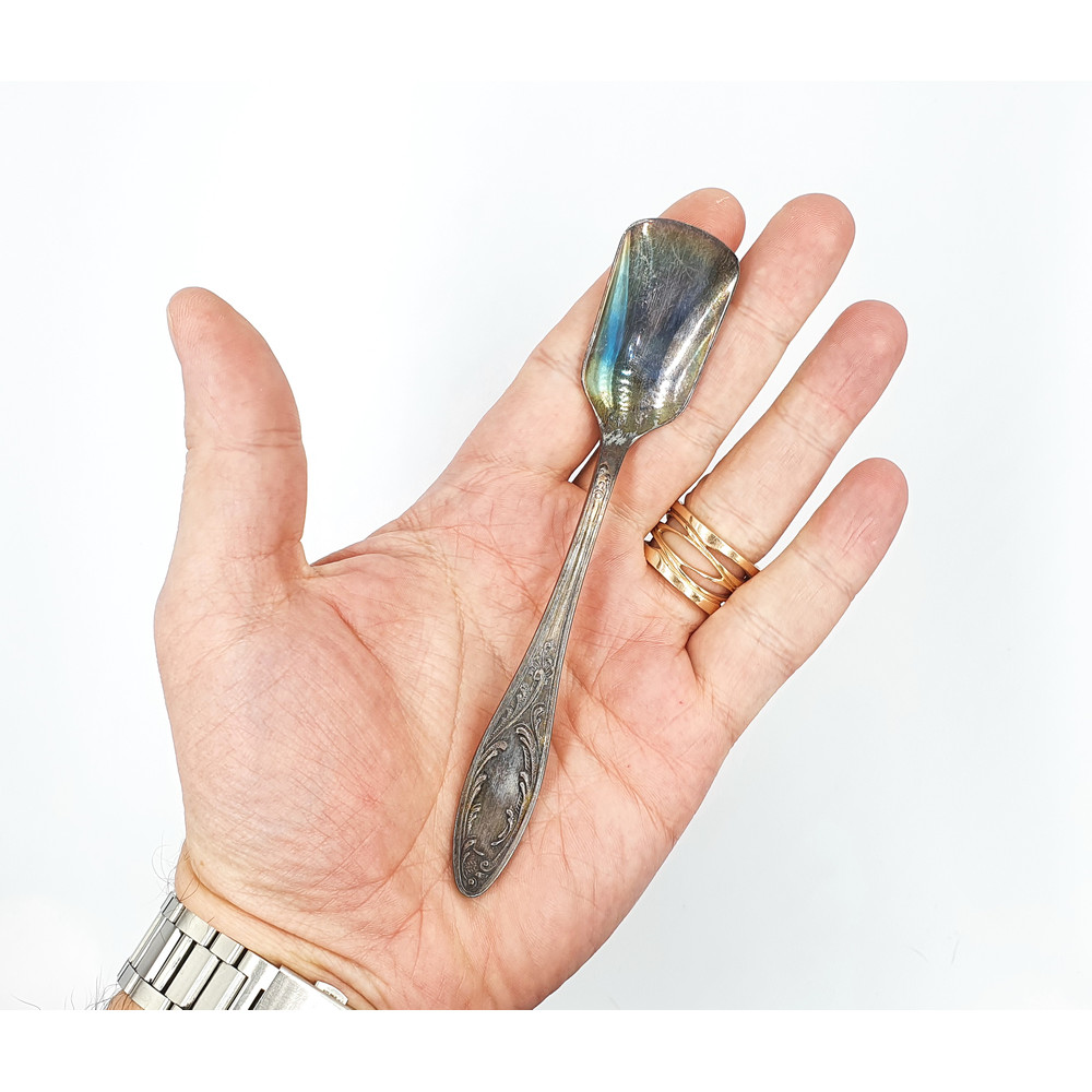 11 Vintage Russian TEA SPOONS SHOVELS SET in Box USSR 1970s.jpg