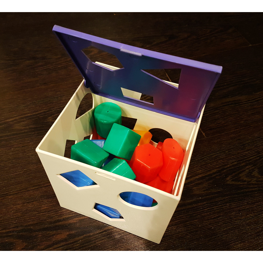 3 Vintage USSR Developing Toy Sorter Logical cube with through holes 1980s.jpg