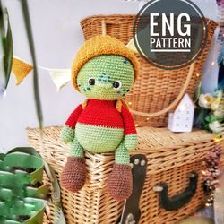 Amigurumi Turtle Crochet Pattern and Instructions PDF. Amigurumi animal pattern