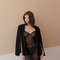 Black mesh women's dress, see through dress, sexy lingerie dress-1.jpg
