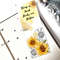 Printable Bookmarks sunflower Books lover gift