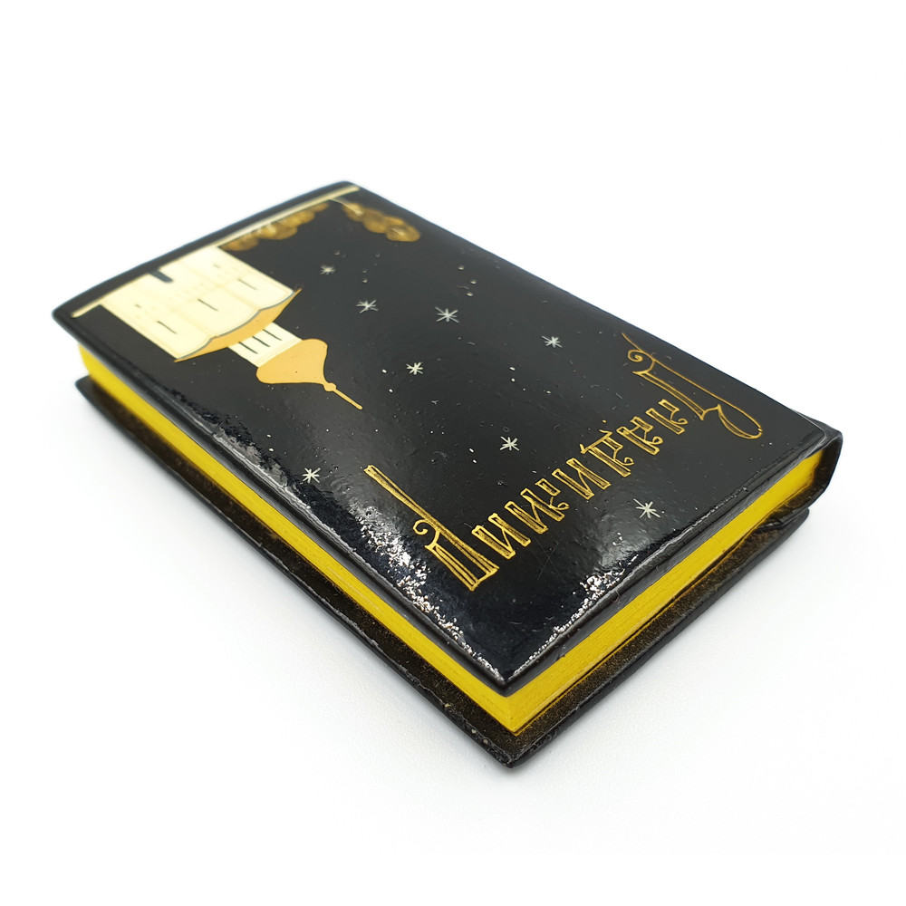 6 Vintage Russian Lacquer Miniature Art Notepad VLADIMIR Handpainted Cover Mstera USSR 1987.jpg