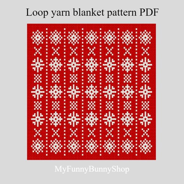 loop yar-finger knit-snowflakes-blanket-pattern.png