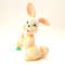 2 Vintage Rubber Toy Rabbit With Carrot Made in Yugoslavia 1970s.jpg