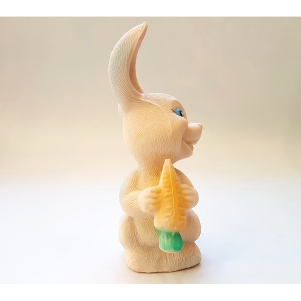 Vintage Rubber Toy Rabbit With Carrot Made in Yugoslavia 197 | Inspire ...