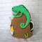 crochet Green Chameleon