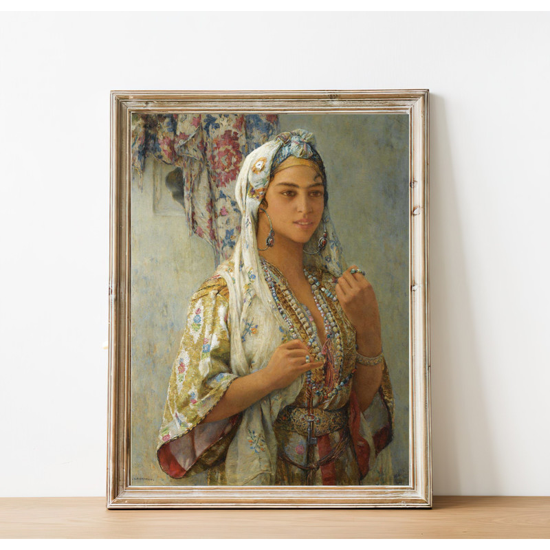 vintage Morocco Girl home decor.jpg