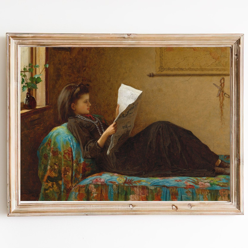 vintage reading wall art print.jpg