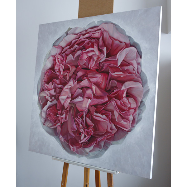 Large pink peony realistic flower oil painting.jpg