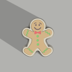 Gingerbread man STL FILE