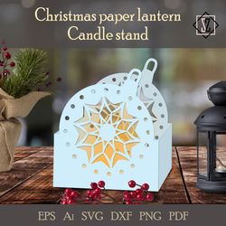 Christmas Candlestick Stencil_1/Paper Cut/SVG DIY crafts