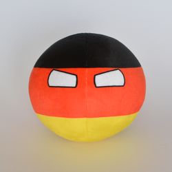 Plush countryballs toy with flag of Germany