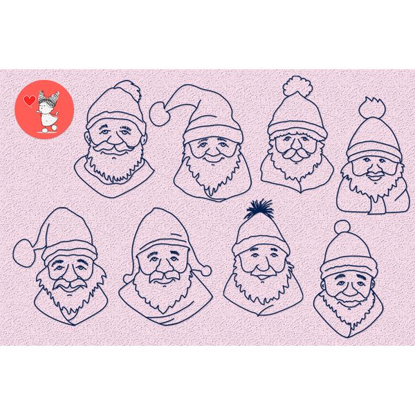 Set of Santa Clauses. Sketch cover.jpg