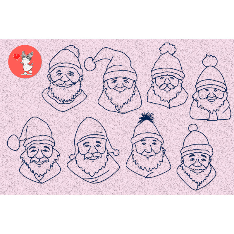 Set of Santa Clauses. Sketch cover.jpg