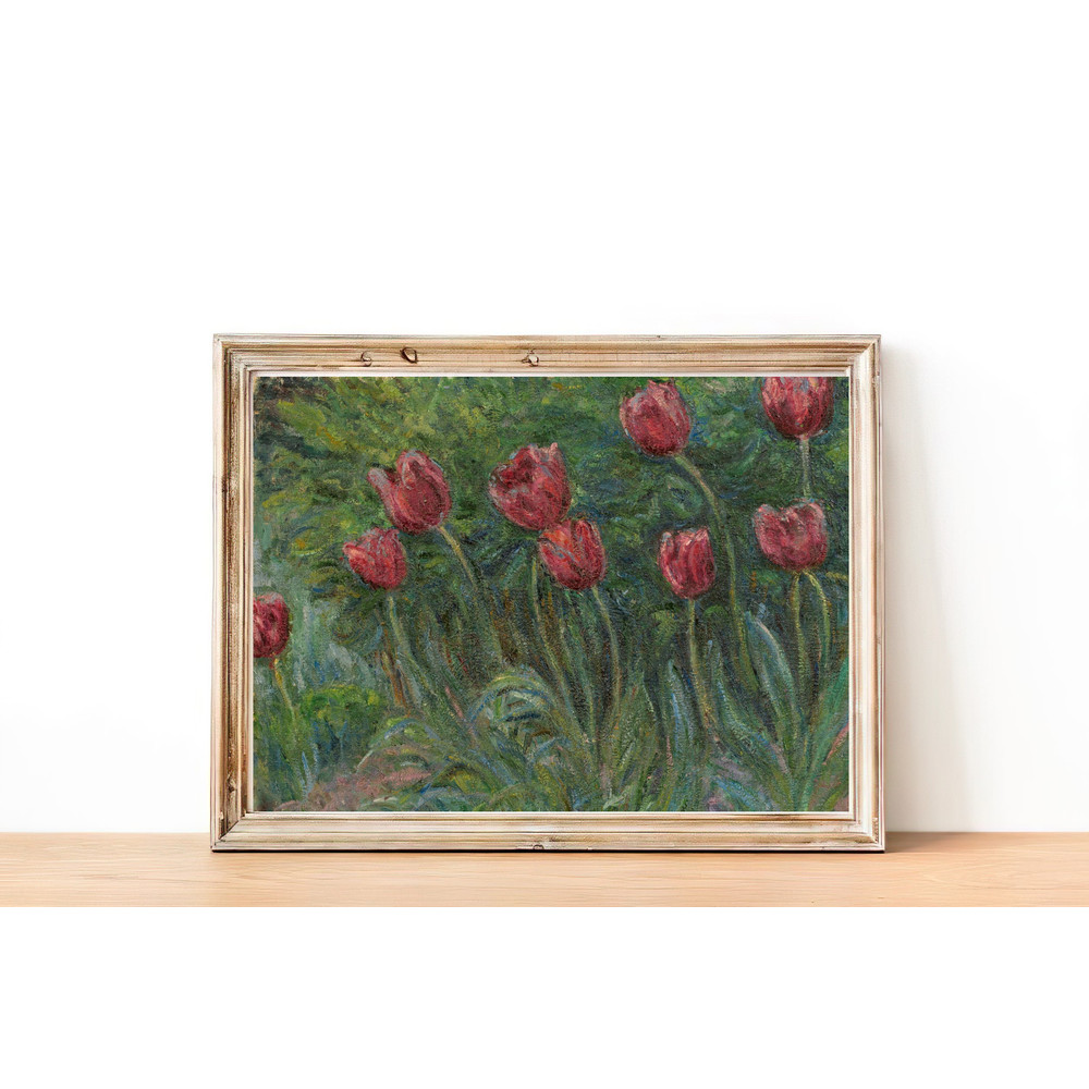 vintage tulips wall art.jpg