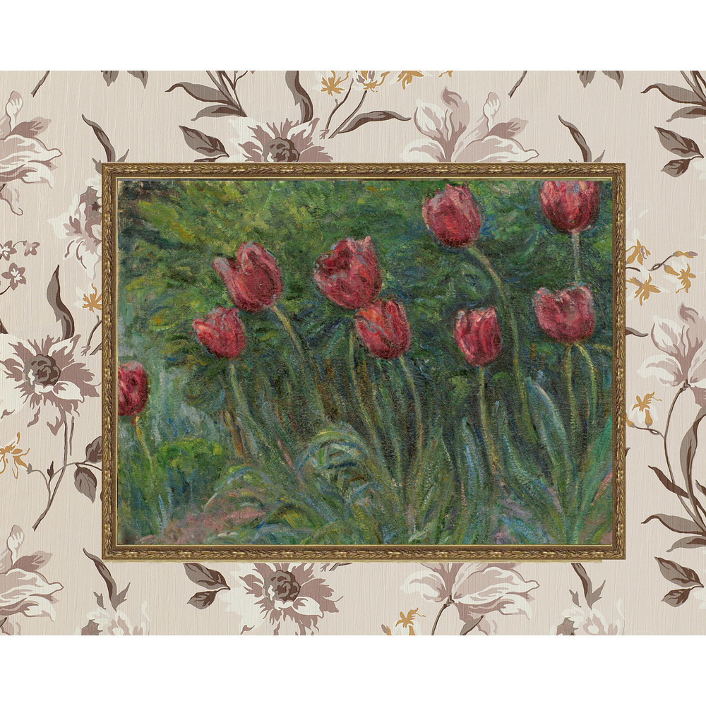 vintage tulips giclee print.jpg