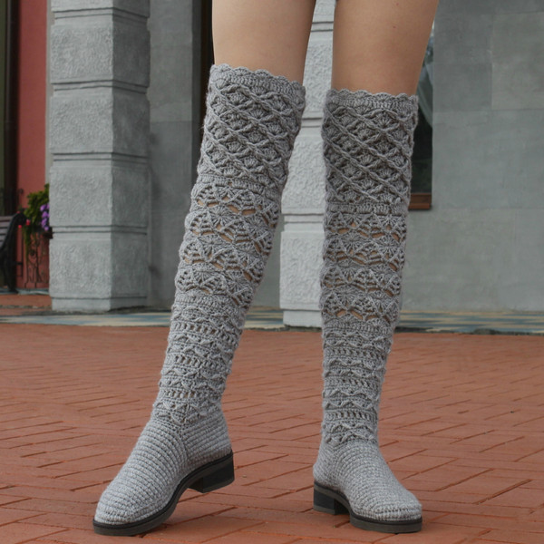 knitted thigh high boots crochet 1.jpg