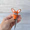Needle felted funny fox bookmark-3d bookmark-wool fox-feltedclouds