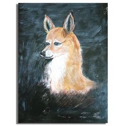 Poster Fox Animal, Fox Animal Wall Art Print, Fox Art Poster, Fox Animal Art Decor, Fox Night Wall Art