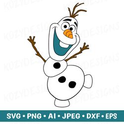 olaf svg, snowman svg, disney frozen svg, christmas png