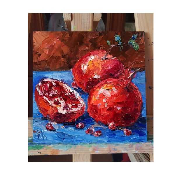 pomegranat Impasto Painting.jpg