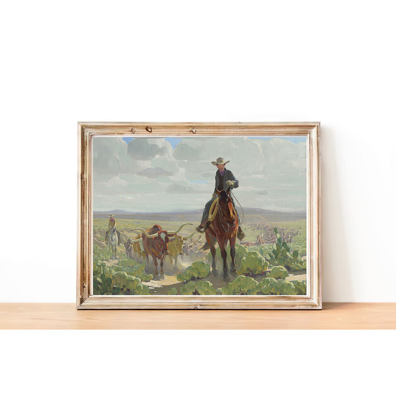 vintage cowboys giclee print.jpg