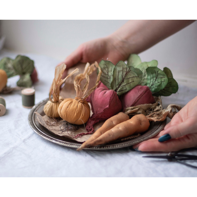 vegetables plates ideas -carrot-onion-onion