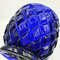 8 Vintage Pressed Cobalt glass Sugar bowl PINEAPPLE Pre 1917.jpg
