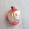 owl glass soviet christmas ornament vintage