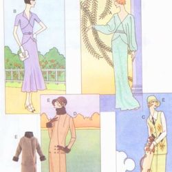 PDF Copy of Vintage Vogue 7843 Pattern for Fashion Dolls size 11 1/2 inches
