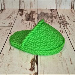 Knitted house shoe - silicone mold
