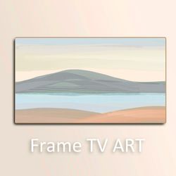Samsung frame TV art, Frame TV download 4K, Landscape art for tv, Neutral frame tv art, Frame tv art beige