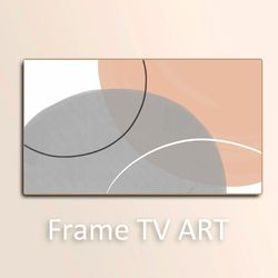 Samsung frame TV art, Frame tv art 4k, Frame tv modern abstract, Abstract art for Samsung, Neutral frame tv art