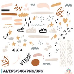 abstract geometric decorative shape clipart