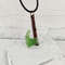 ax pendant made of red jasper and green jade (2)