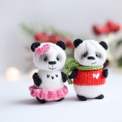 panda weeding funny couple gift, big chinese panda family anniversary gift, Valentines day gift