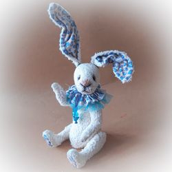 Interior teddy Rabbit , Toys Handmade OOAK, Stuffed teddy