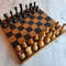 yunost wooden soviet chess set