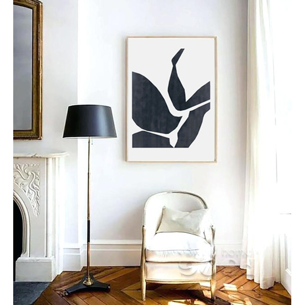 minimalist posters, set of 3 prints, in black and beige tones