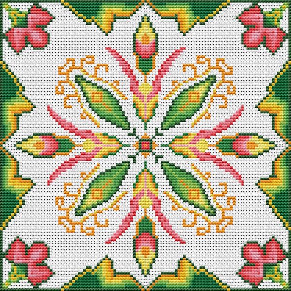 Vintage Cross Stitch Pattern