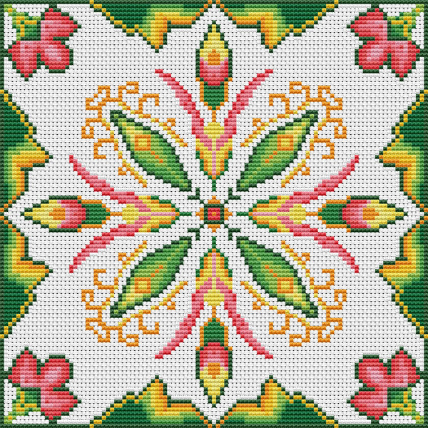 Vintage Cross Stitch Pattern