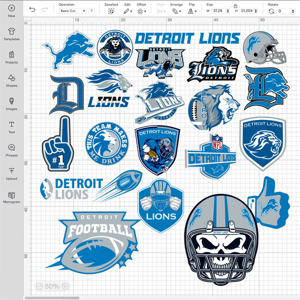 Detroit Lions Logo SVG, NFL Lions Logo, Detroit Lions PNG, D - Inspire  Uplift